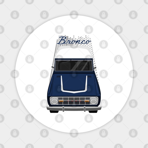 Ford Bronco 1st gen - Dark Blue Magnet by V8social